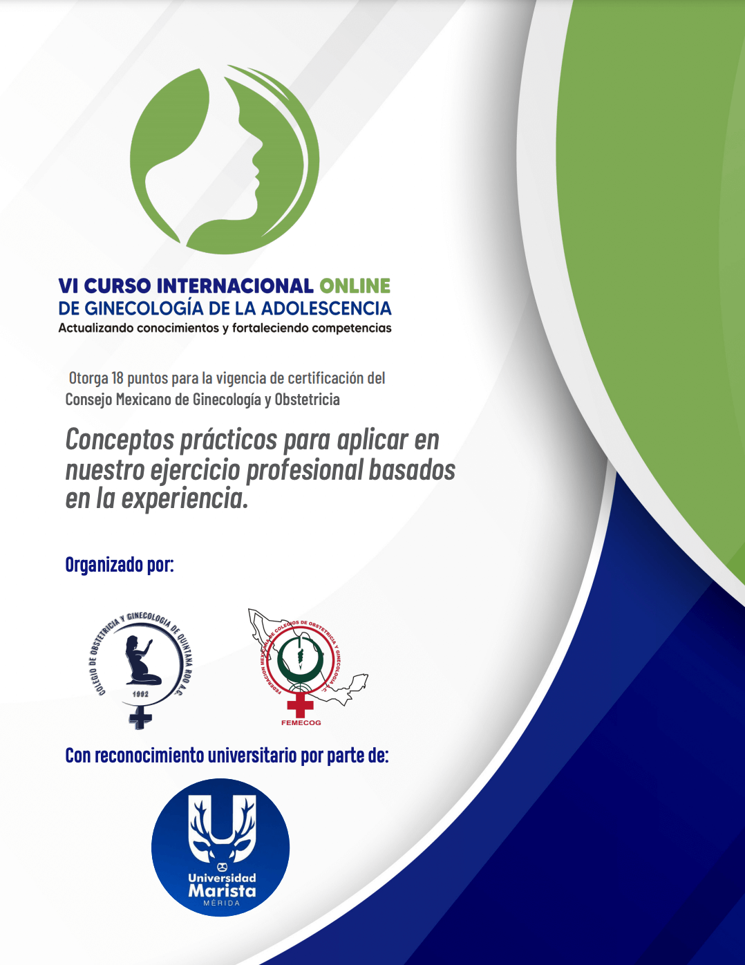 Comunicado VI Curso Internacional de Ginecología de la Adolescencia